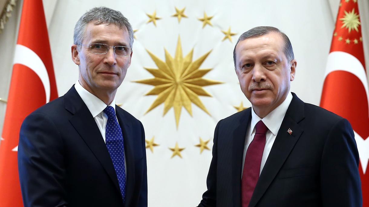 Erdogan a  discutat cu Stoltenberg despre problemele actuale