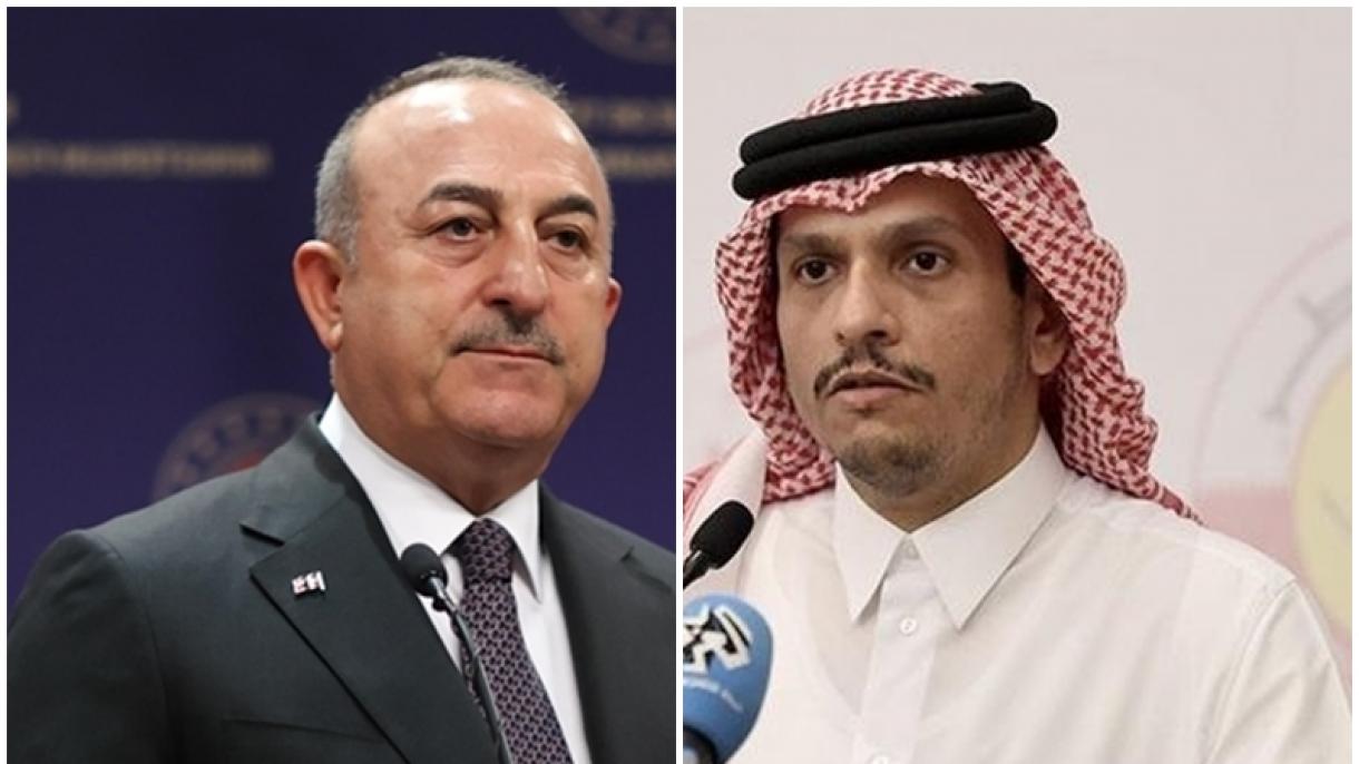 گفتگوی تلفنی وزیر خارجه ترکیه با همتای قطری خود