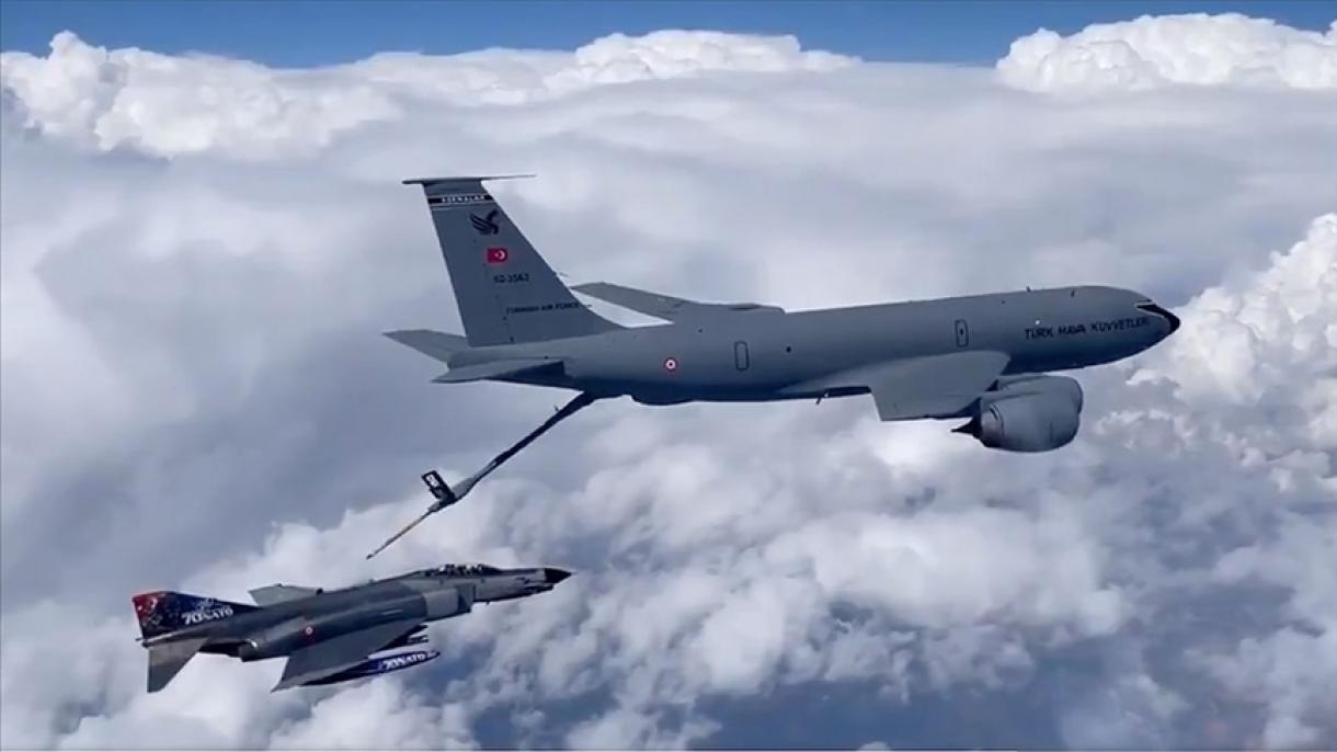 وزارت دفاع ملی ترکیه تصاویر هواگردهای جنگنده کشور در ماموریت آموزشی را منتشر کرد