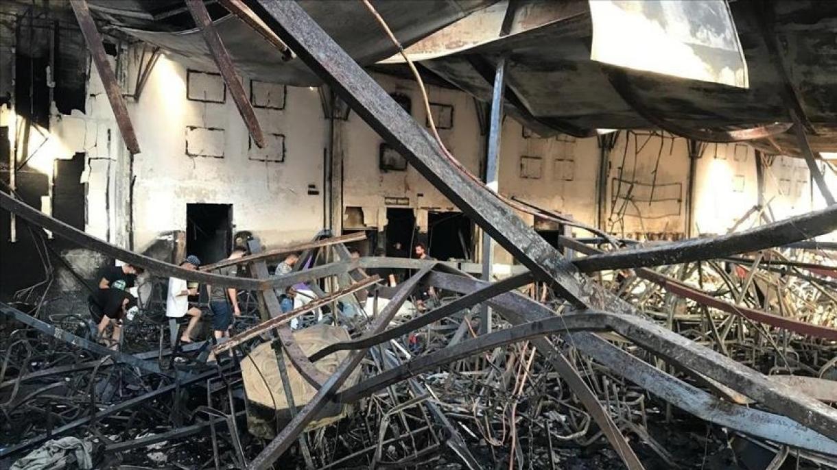 伊拉克摩苏尔婚礼堂火灾中的4名伤者被送往土耳其医治