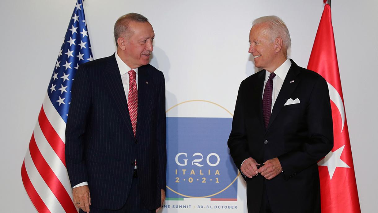 Inizia incontro tra il presiente Recep Tayyip Erdogan e il presidente americano Joe Biden