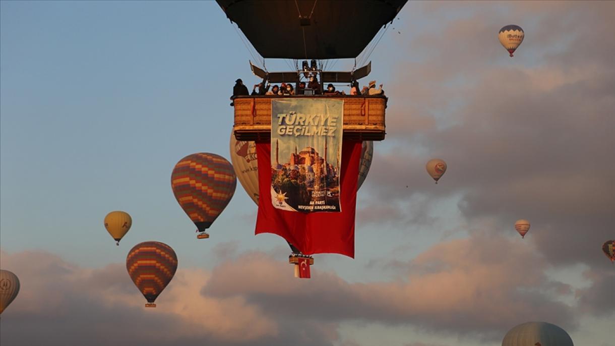 Балони полетяха в Кападокия по повод 15 юли...