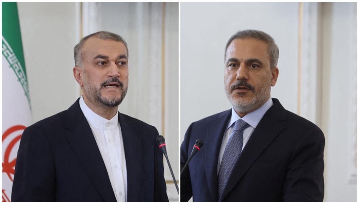 Ministro Hakan Fidan falou com o Ministro dos Negócios Estrangeiros iraniano