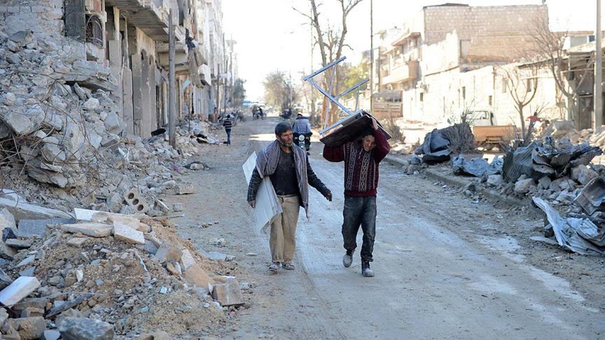 زندگی در الباب سوریه به حالت عادی برمی‌گردد