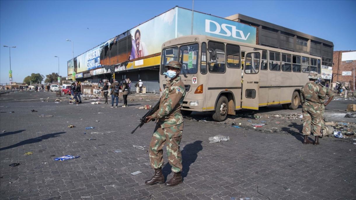افزایش شمار قربانیان حوادث خشونت‌بار در آفریقای جنوبی به 212 نفر
