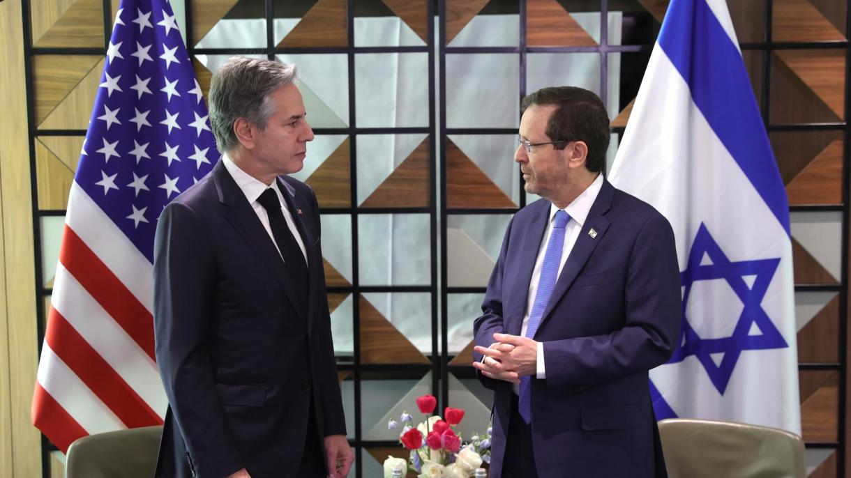 دیدار وزیر امور خارجه آمریکا با مقامات اسرائیل