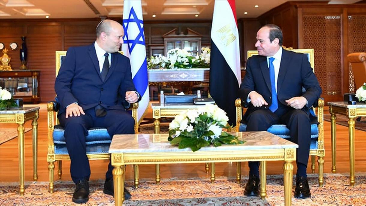 Presidente egipcio y primer ministro israelí discuten reactivar el proceso de paz con Palestina