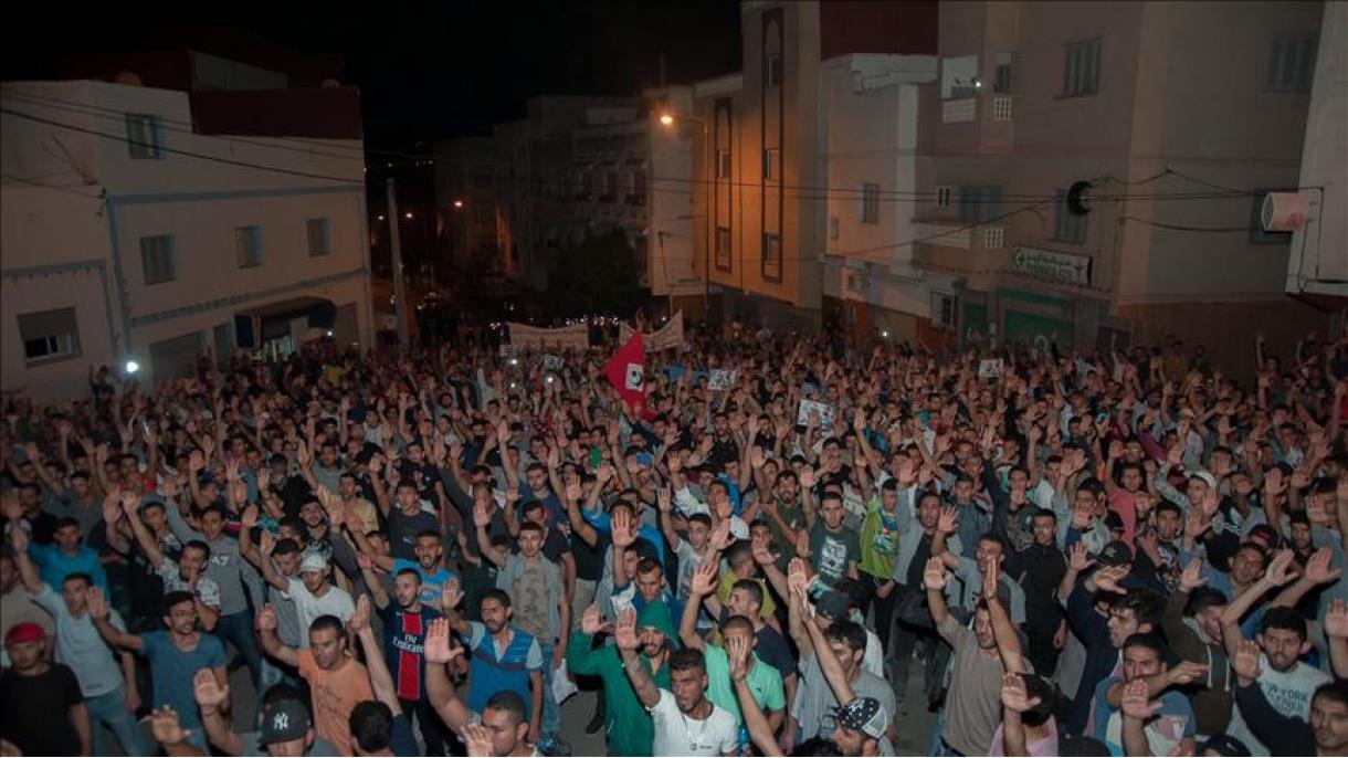 تداوم تظاهرات های اعتراض آمیز در مغرب