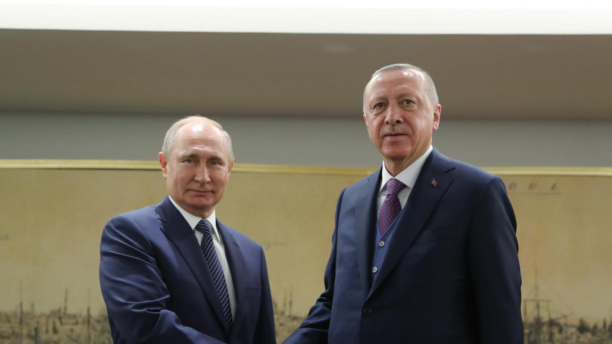 Começa a reunião bilateral entre Erdogan e Putin