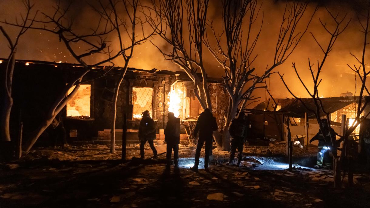 Russiýanyň Ukraina garşy guraýan hüjümleri dowam edýär