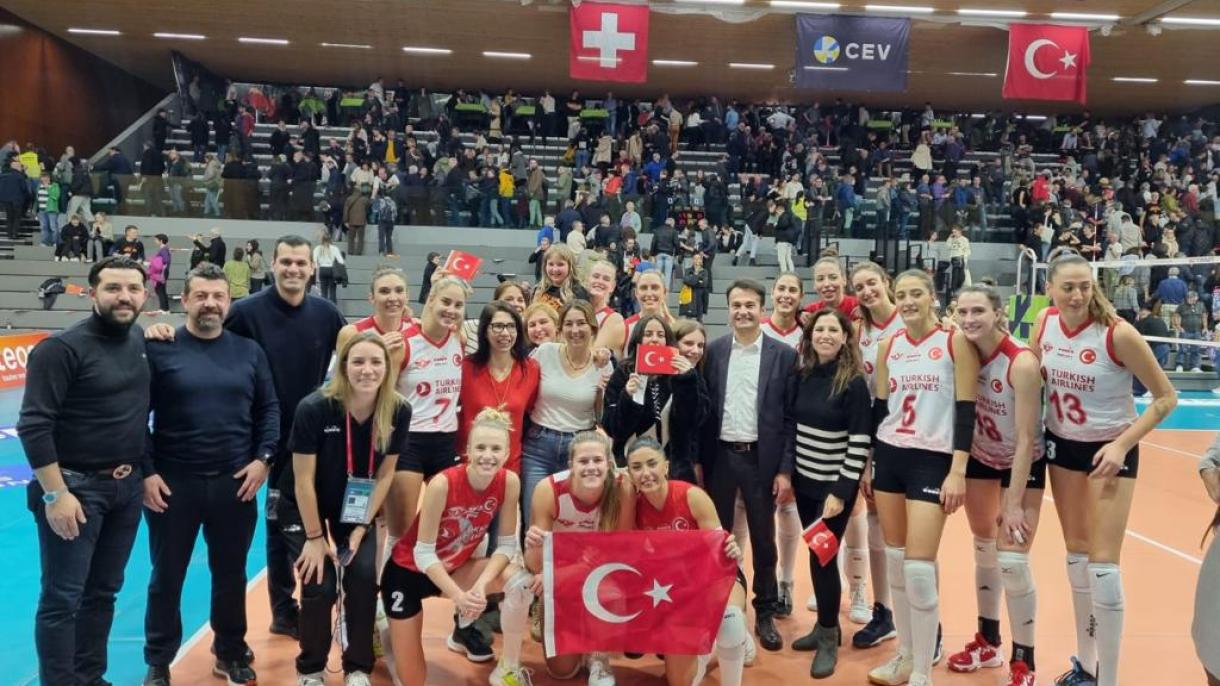 تیم والیبال ترکیش ایرلاینز رقیب سوئیسی را شکست داد