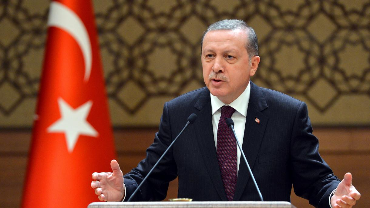 ئەردوغان: زۇلۇمنىڭ ئالدىنى توسۇپ تۇرغان يىگىتتەك مەۋجۇتلىقىڭلارنى داۋاملاشتۇرۇۋاتىسىلەر