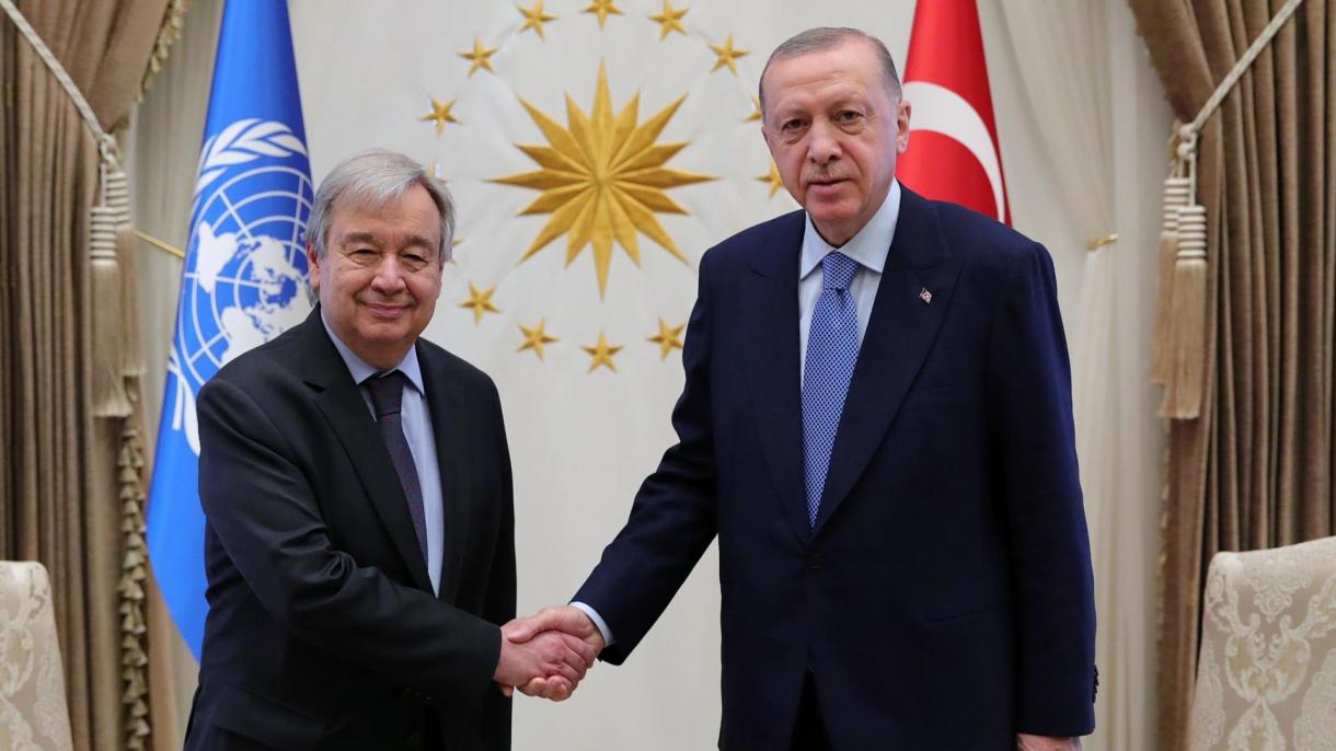 Erdogan Bilen Guterriş Telefon Arkaly Söhbetdeşlik Geçirdi