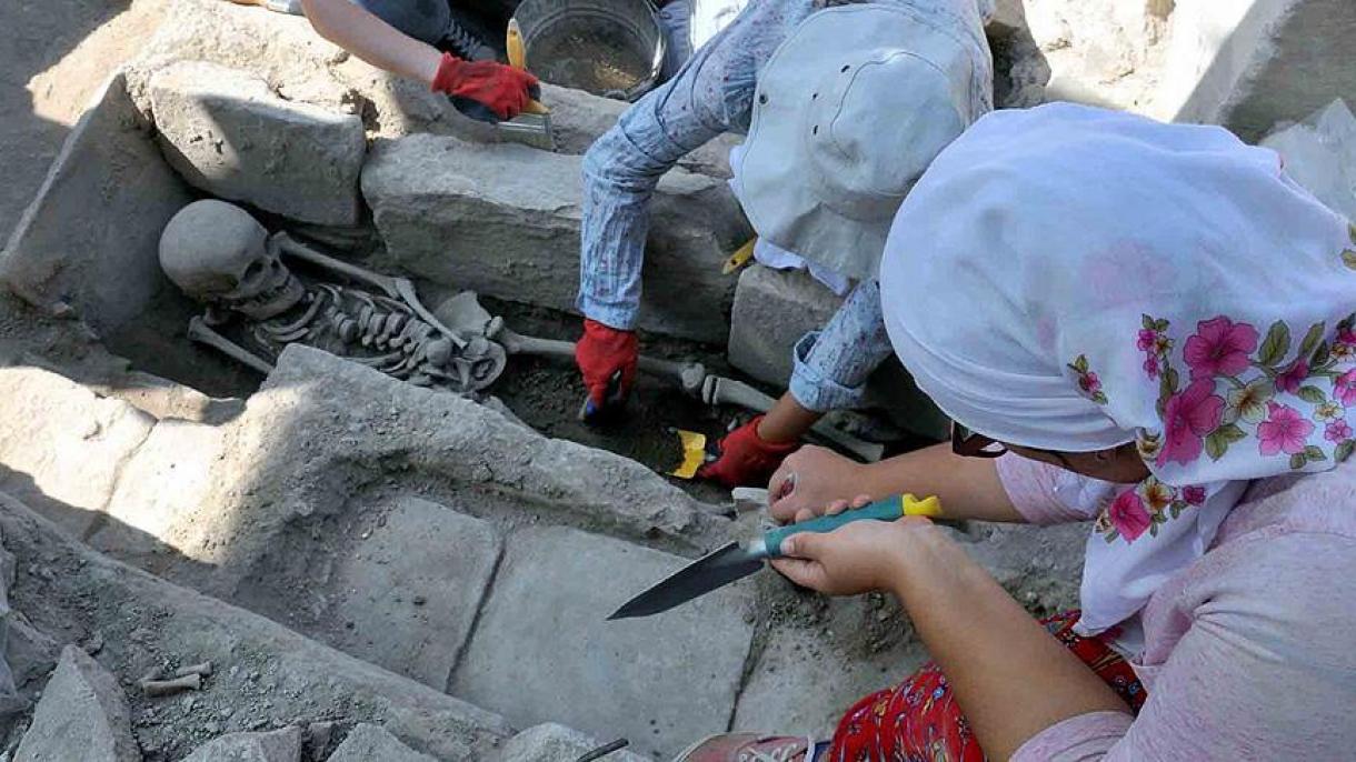 Descubren tumbas bizantinas en la 'ciudad de los gladiadores'