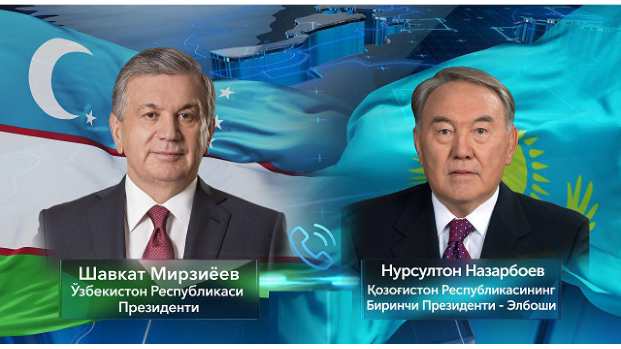 O’zbekiston Prezidenti Shavkat Mirziyoyev Nursulton Nazarboyev bilan muloqot qildi