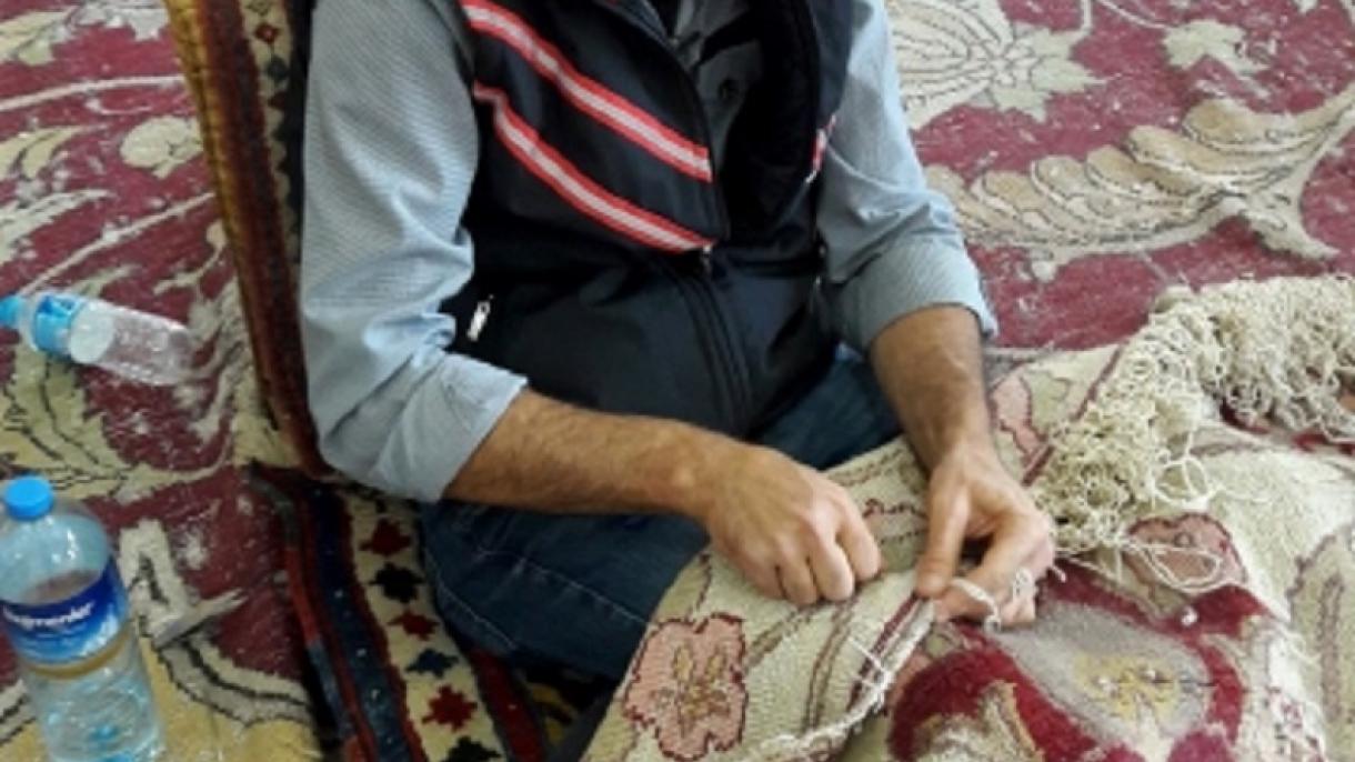 علاقه رفوگران فرش به کار در ترکیه