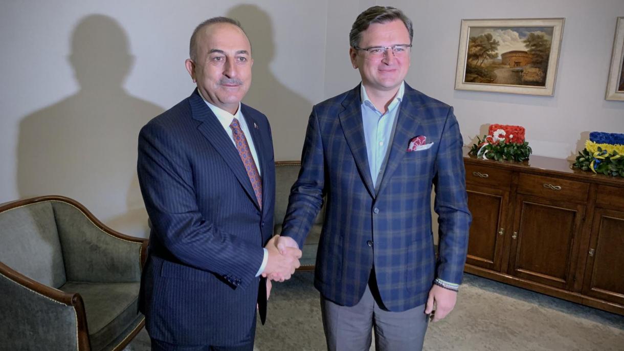 Cavusoglu in visita ufficiale in Ucraina, conferenza stampa congiunta con Kubela