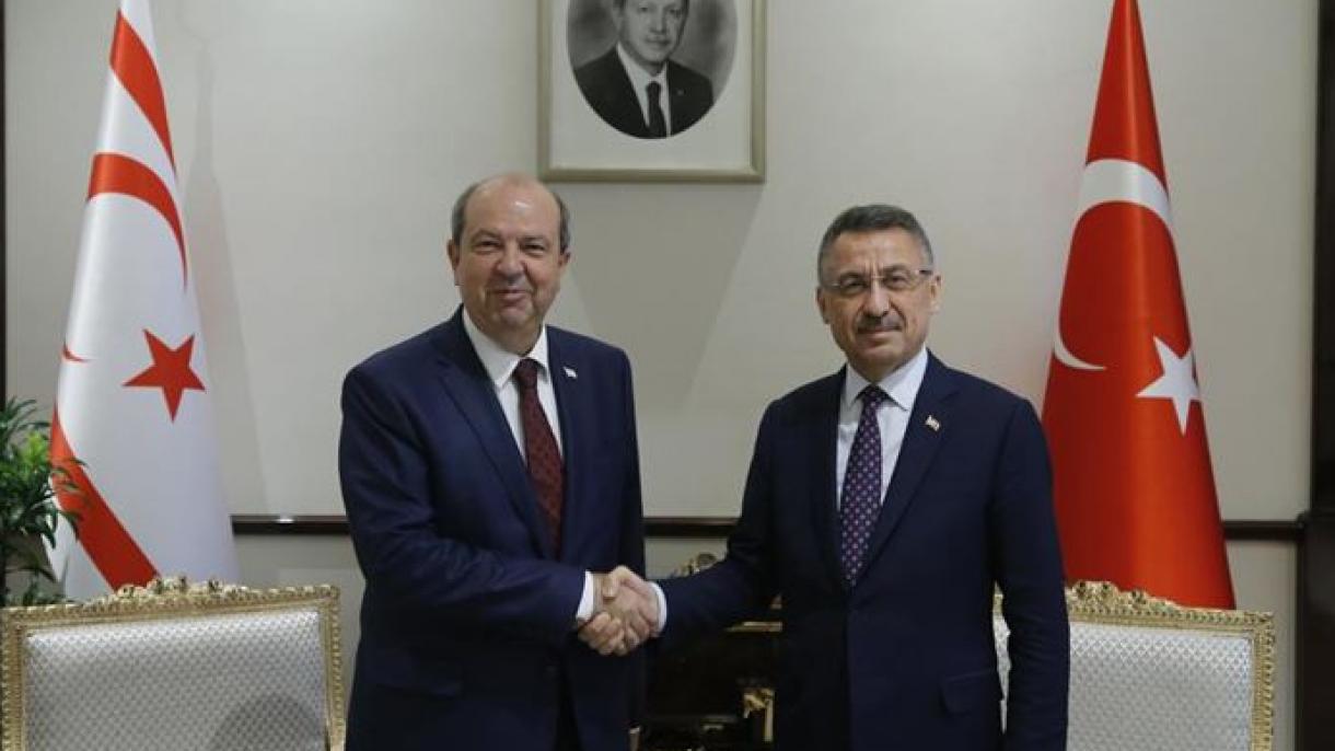 Вицепрезидентът Октай се срещна с президента на ТРСК Татар...