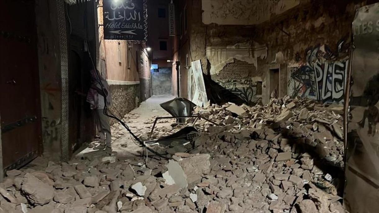 شمار قربانیان زلزله 7 ریشتری در مراکش به 632 نفر رسید