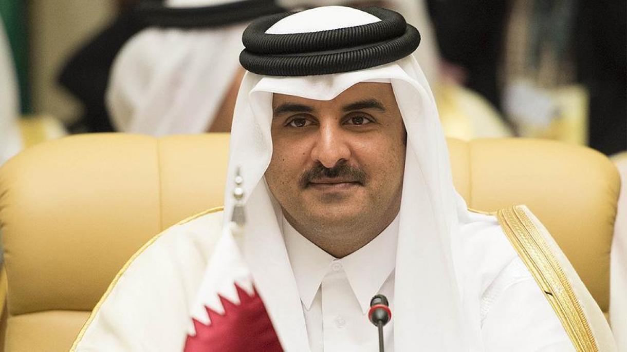 صدر ڈونلڈ ٹرمپ نے کیمپ ڈیوڈ میں اجلاس کی تجویز پیش کی ہے: شیخ تمیم بن حامد الثانی