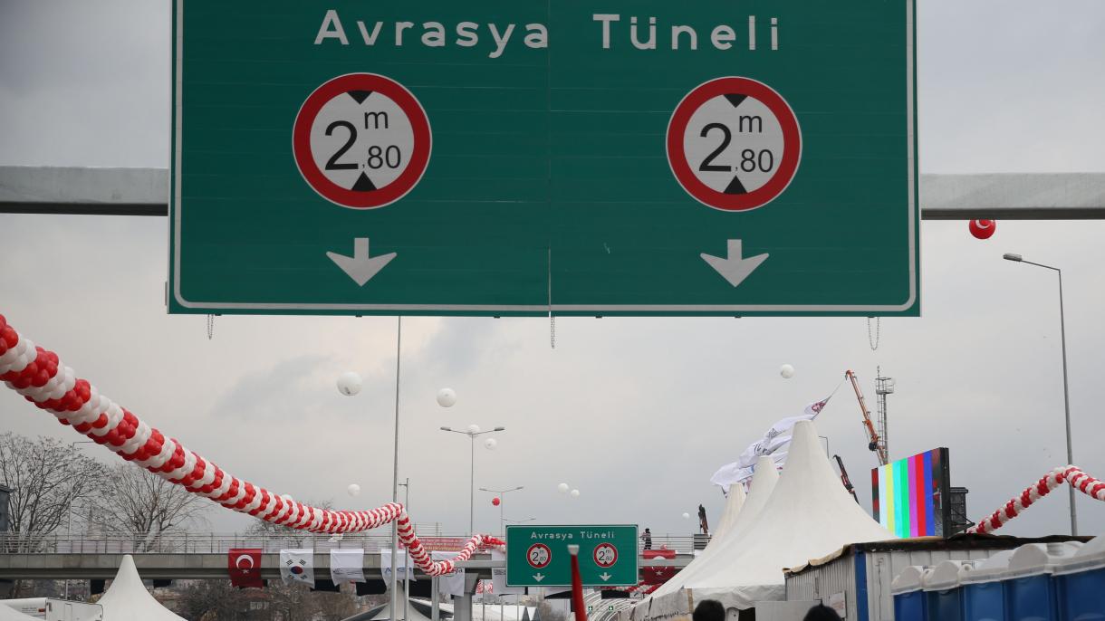 Awraziya tunnele açıldı