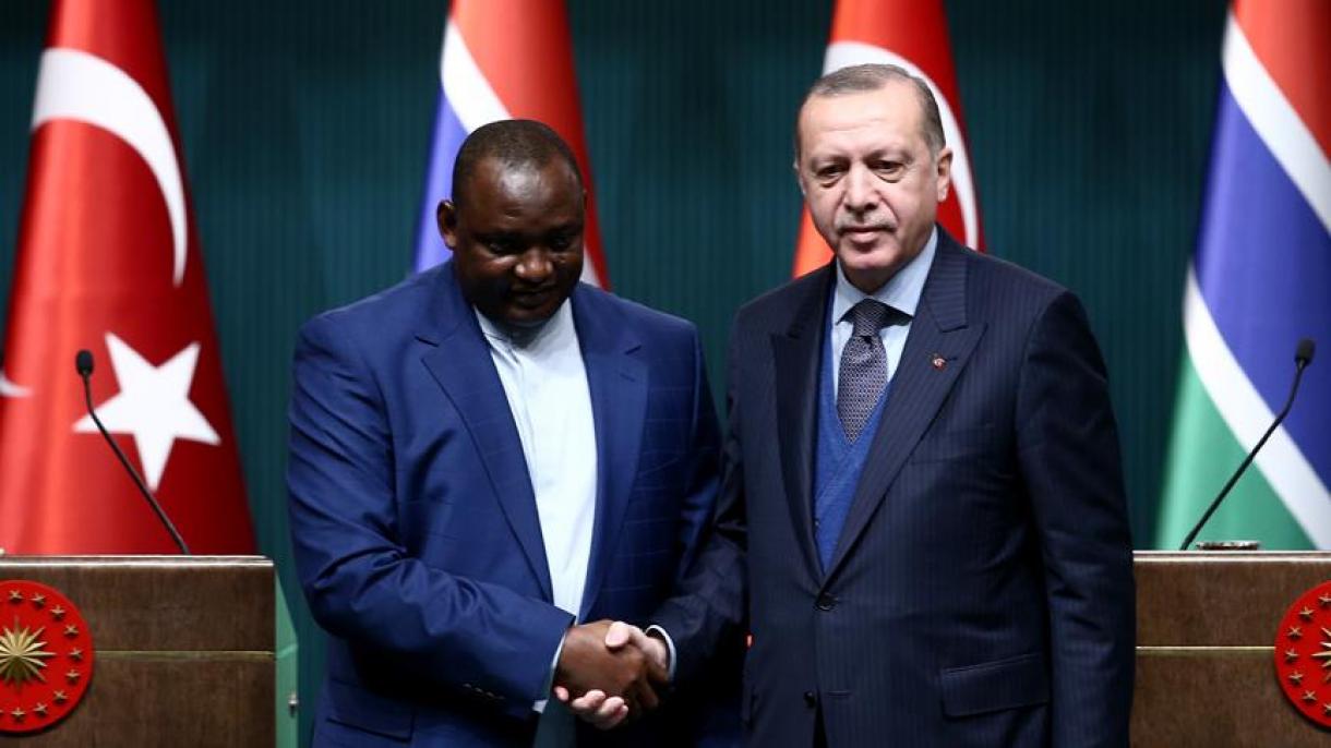 رئیس جمهور گامبیا به اردوغان تبریک گفت