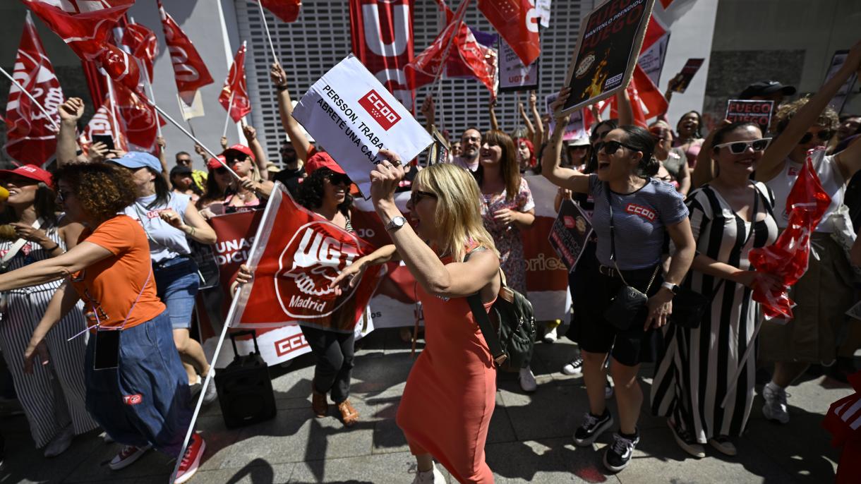 H&M西班牙分公司举行罢工 第二次罢工日则是本月26日