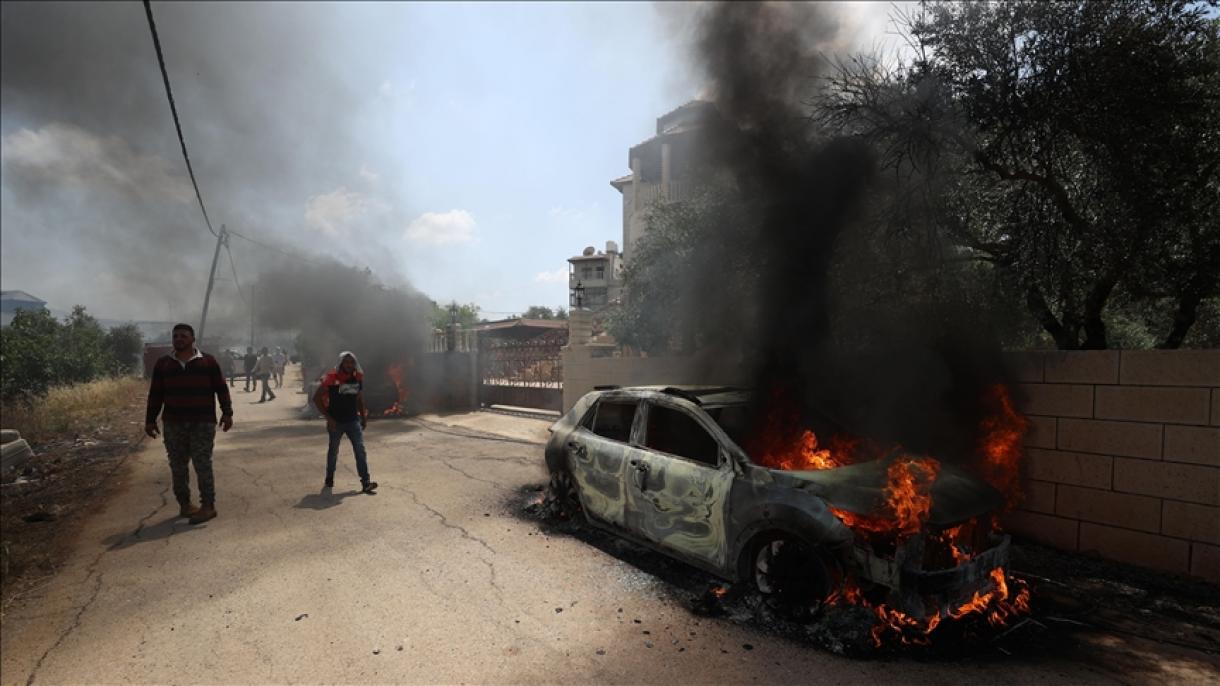 فلسطین: مسلح یہودی آبادکاروں کا حملہ، ایک فلسطینی ہلاک اور 12 زخمی