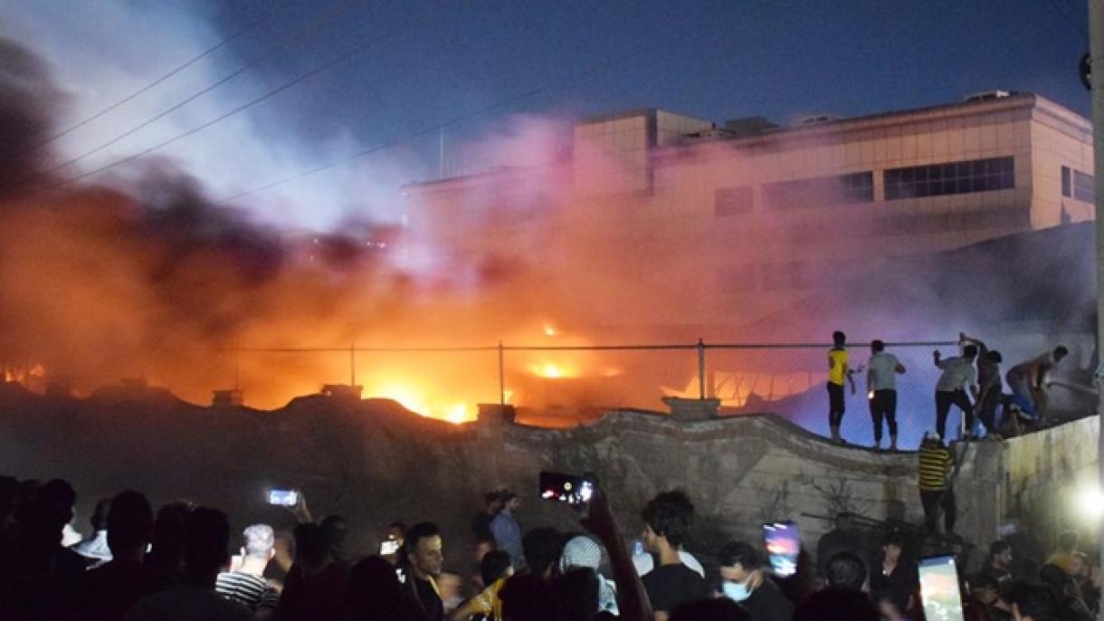 افزایش قربانیان آتش‌سوزی در بیمارستانی در عراق به 64 نفر