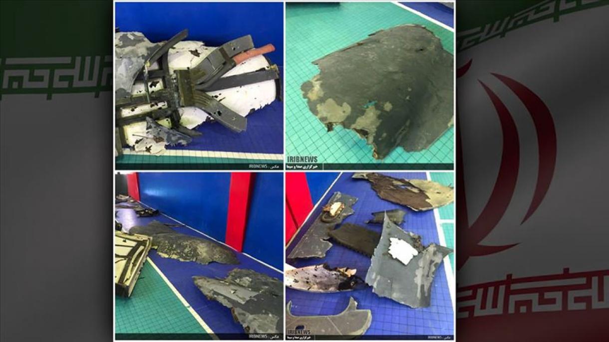 Irán difunde las imágenes del avión no tripulado derribado