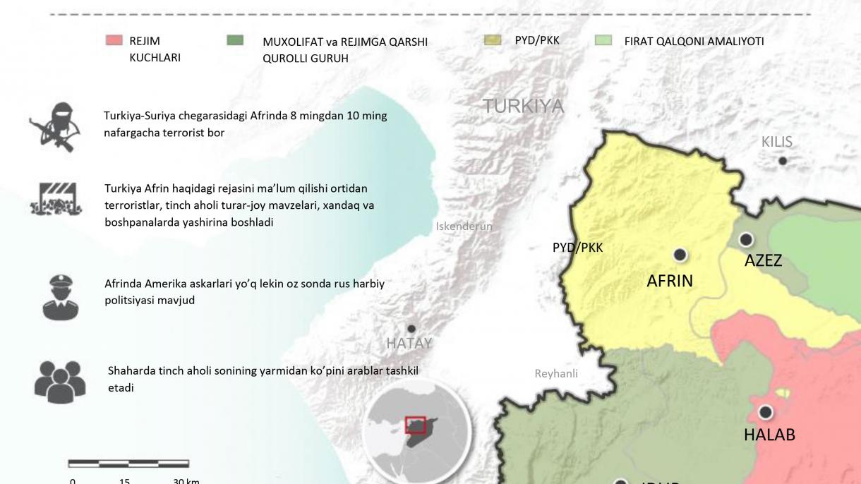 Chavusho’g’li, Turkiyaning Afrin amaliyoti haqida ma’lumot berdi