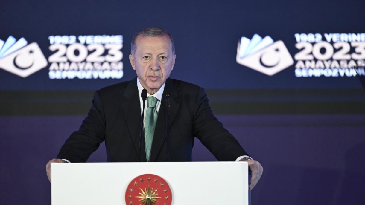 Președintele Erdoğan a participat la Simpozionul "Noua Constituție"