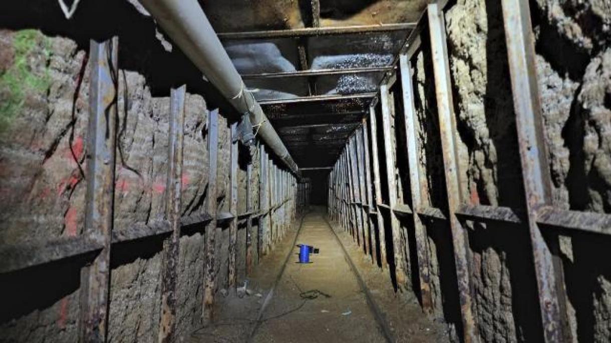 کشف یک تونل بزرگ قاچاق مواد مخدر در آمریکا