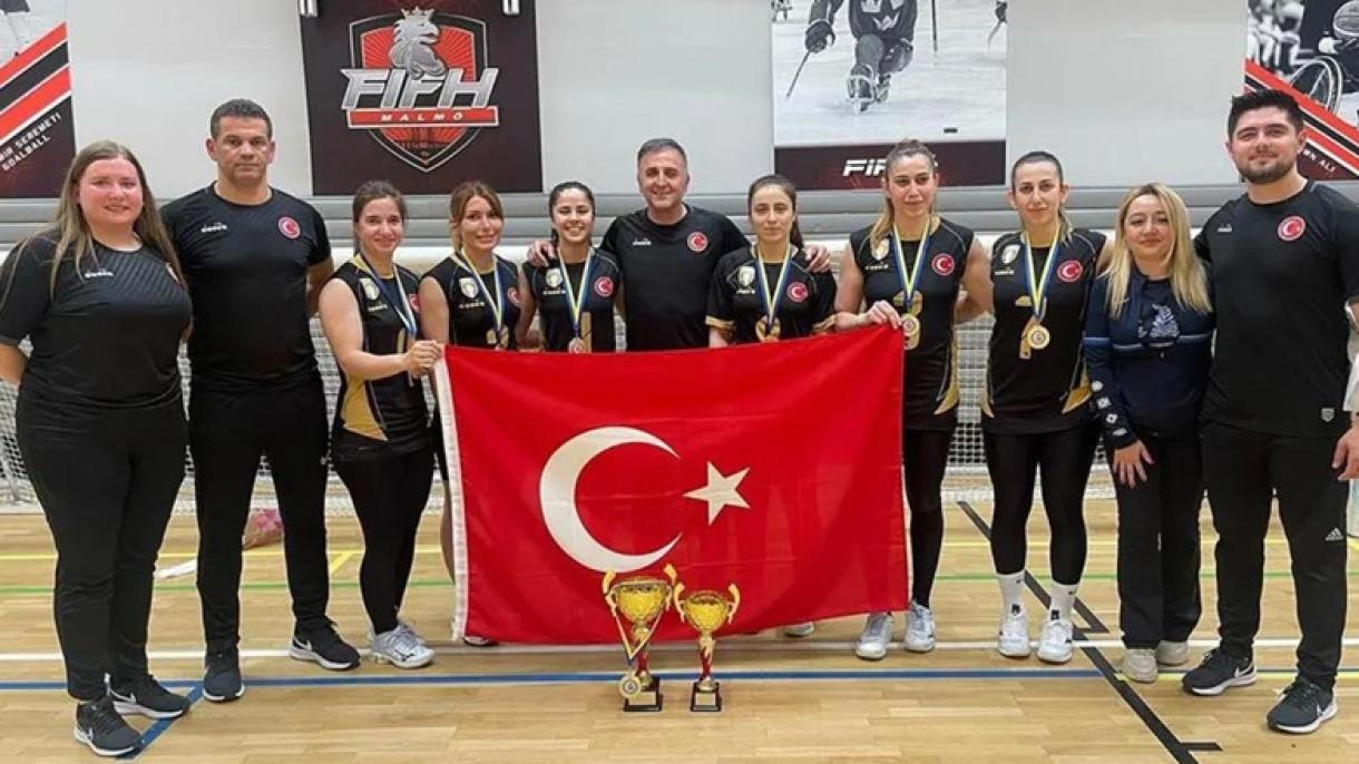 La selección turca femenina de goalball es campeona de Europa