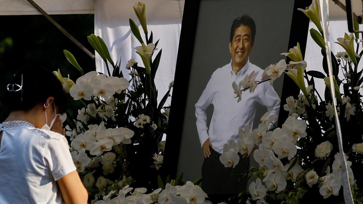 سابق جاپانی وزیر اعظم کی آخری رسومات ادا کر دی گئیں