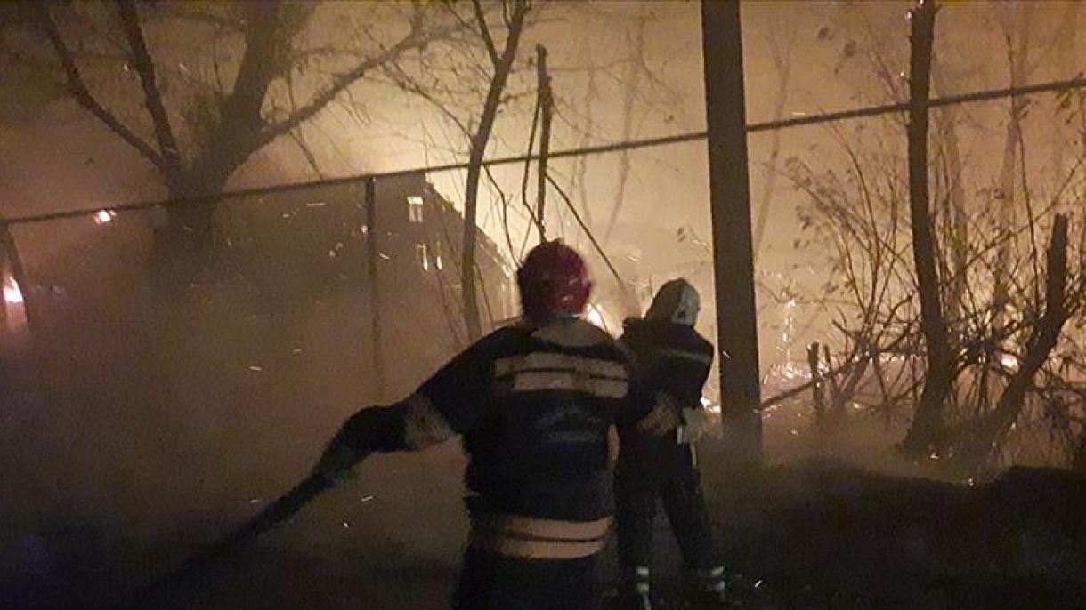 乌克兰森林大火致11死17伤