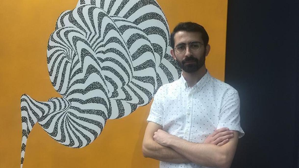 ارائه آثار نقاشی‌خط یک هنرمند ایرانی در آنکارا