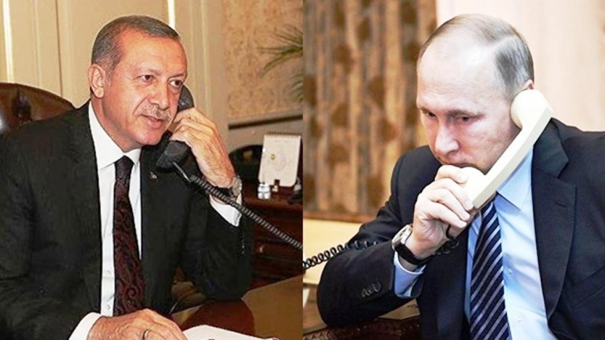 Președintele erdogan a purtat o convorbire telefonică cu Putin