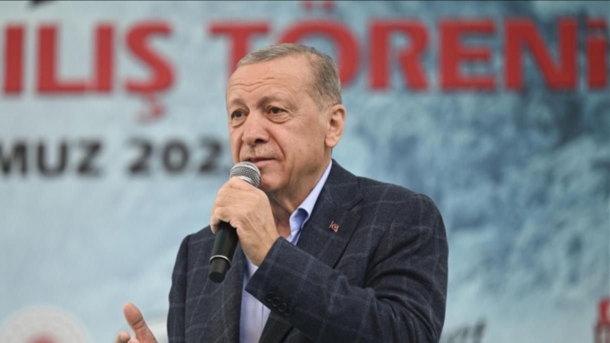 Президент Ердоған Байбуртта маңызды мәлімдеме жасады