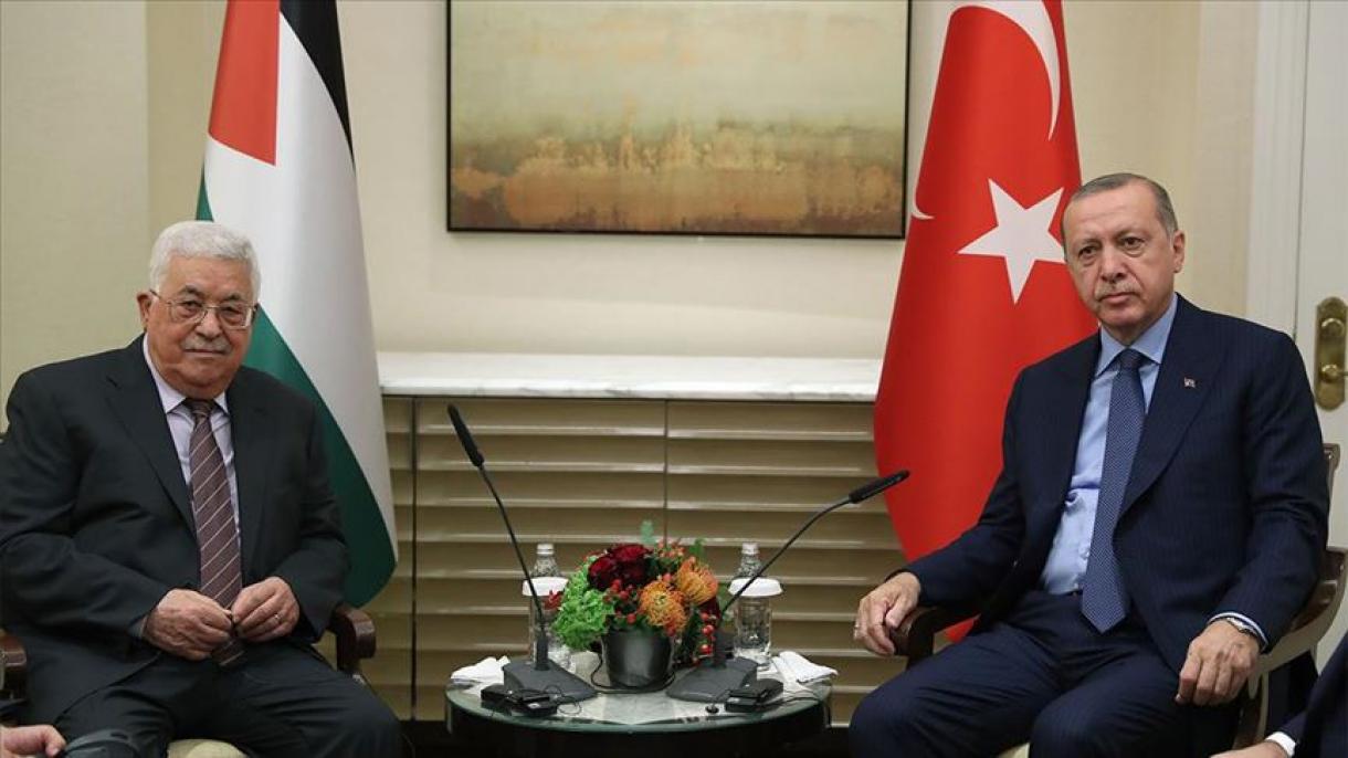 erdoghan abbas we tébbun  bilen téléfonlashti