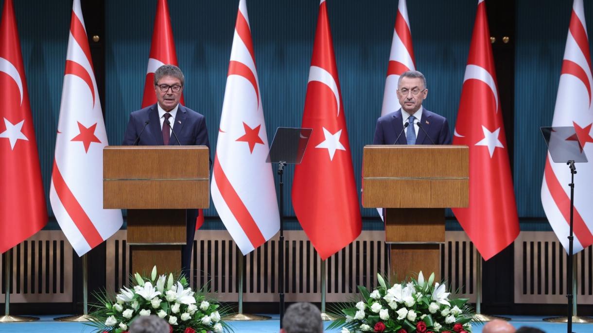 نائب صدر  فواد اوکتائے کی قبرصی ترکوں کے حقوق اور شمالی قبرصی ترک جمہوریہ کو تسلیم کرنے کی اپیل