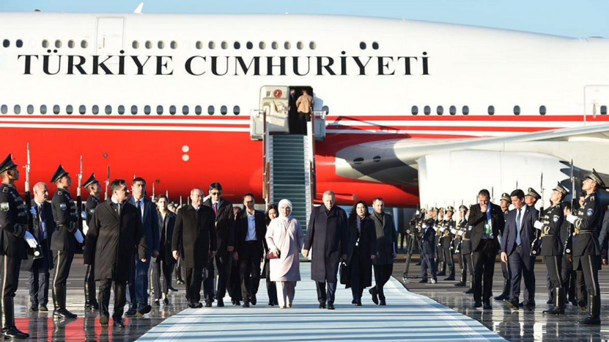 Turkiya prezidenti Erdo'g‘an Samarqandga tashrif buyurdi