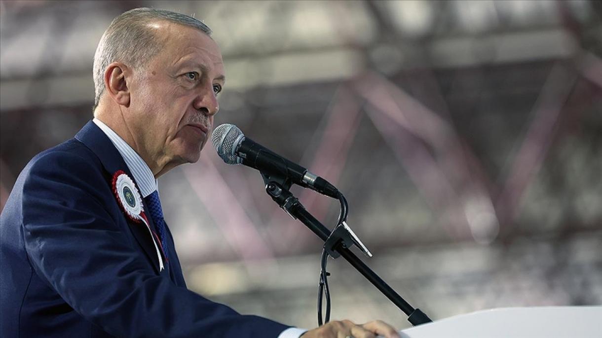 پرزیدنت اردوغان: "تورکیه اوچون تهدید تشکیل ائدن‌لری محو ائتمکده قرارلیییق"