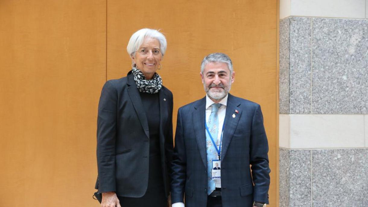دیدار وزیر دارایی و خزانه‌داری تورکیه با رئیس بانک مرکزی آمریکا