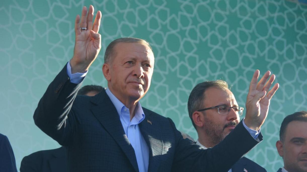 Prezident Erdogan Manisa welaýatynda saparda boldy