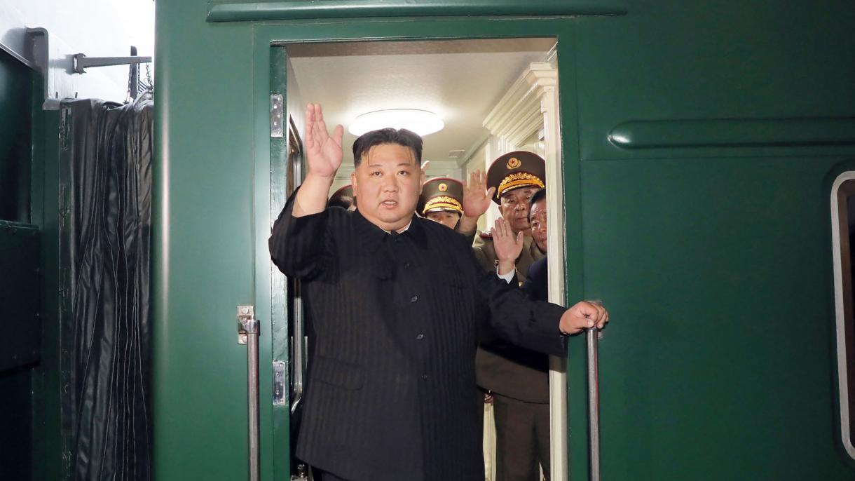 Demirgazyk Koreýanyň lideri Kim Çen Yn Russiýa bardy
