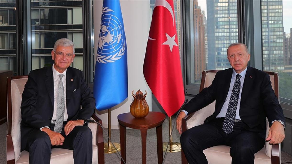 Erdogan mantiene conversaciones bilaterales en New York