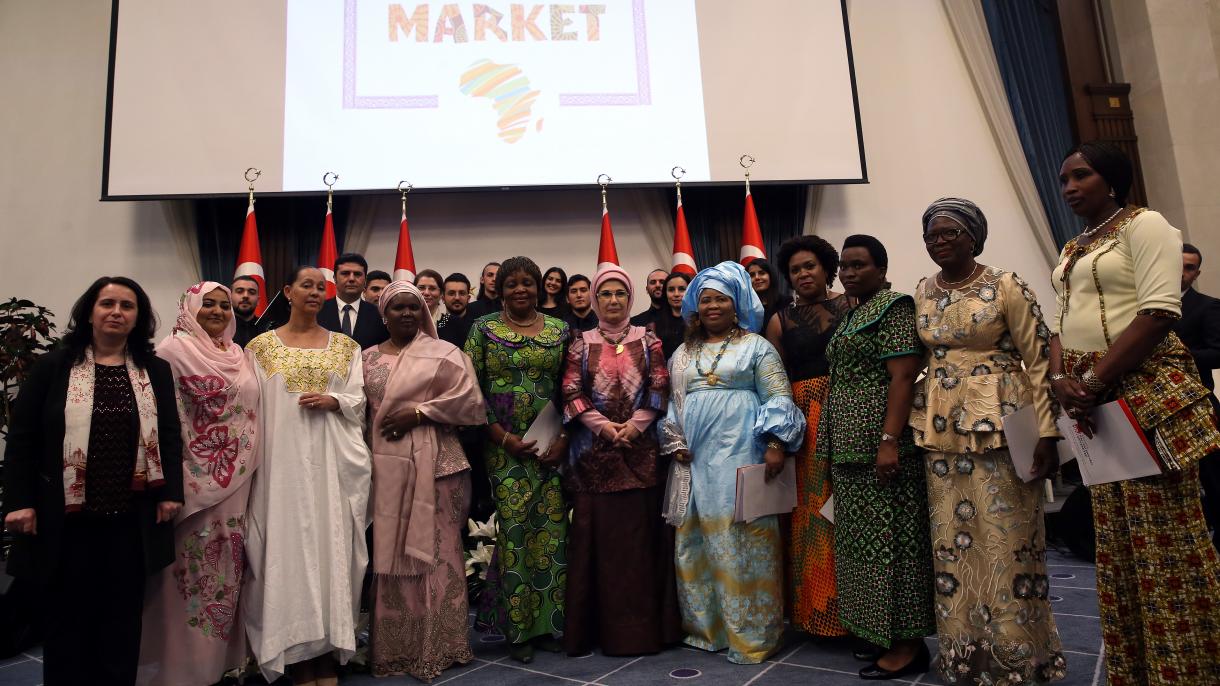 امینے ایردوان کی افریقی ممالک کے کھانوں کی کتاب کی متعارفی  تقریب میں شرکت