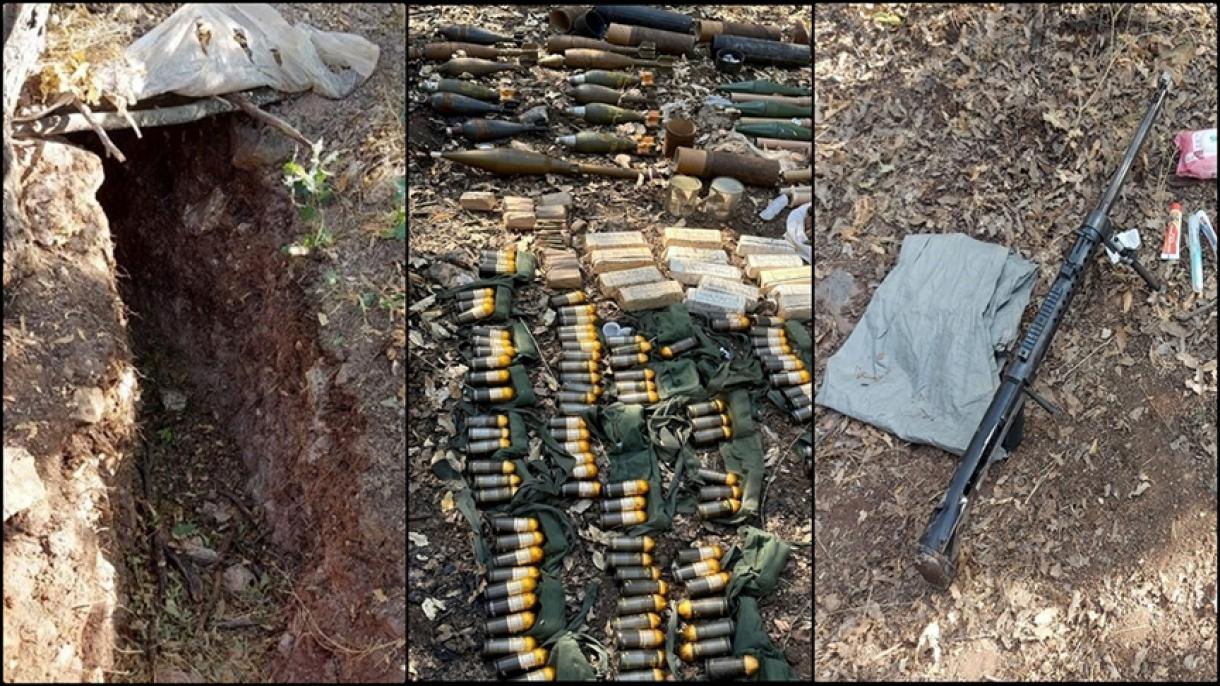Terrorçılarnıñ qoral häm xärbi kiräk-yaraqları qulğa töşerelde