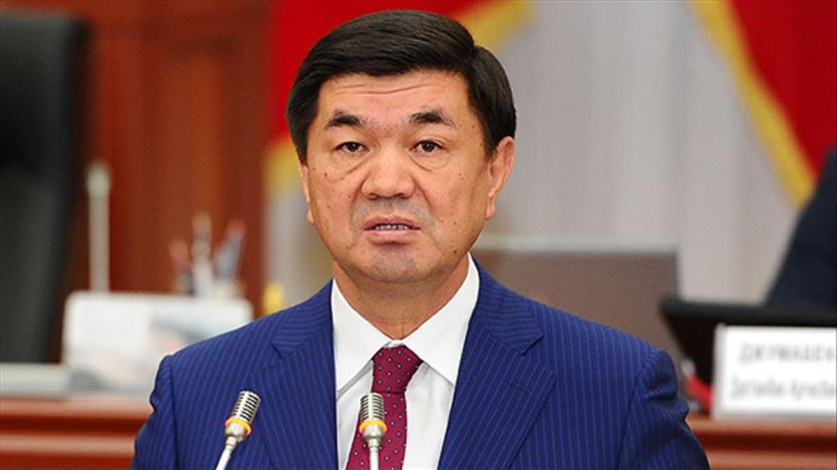 قیرغزستان باش وزیری استعفا ایتدی